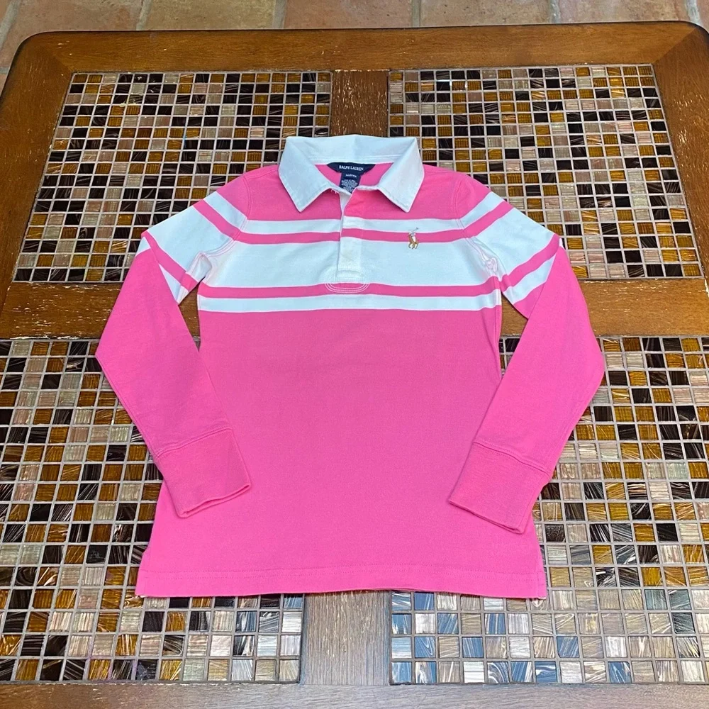 Ralph Lauren Classic Striped Pullover Girls